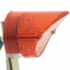 SHIN YO LED-Mini-Rücklicht NOSE, rund, E-geprüft, Glas rot/transparent