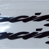 Quattroerre Aufkleber Racing 24cm schwarz