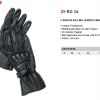 Roleff Motorradlederhandschuh, RO 24, black, M