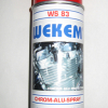 Thermo-Glanzsilber / Chromglanzlack bis 800° für Aluminumbauteile 400 ml. WEKEM